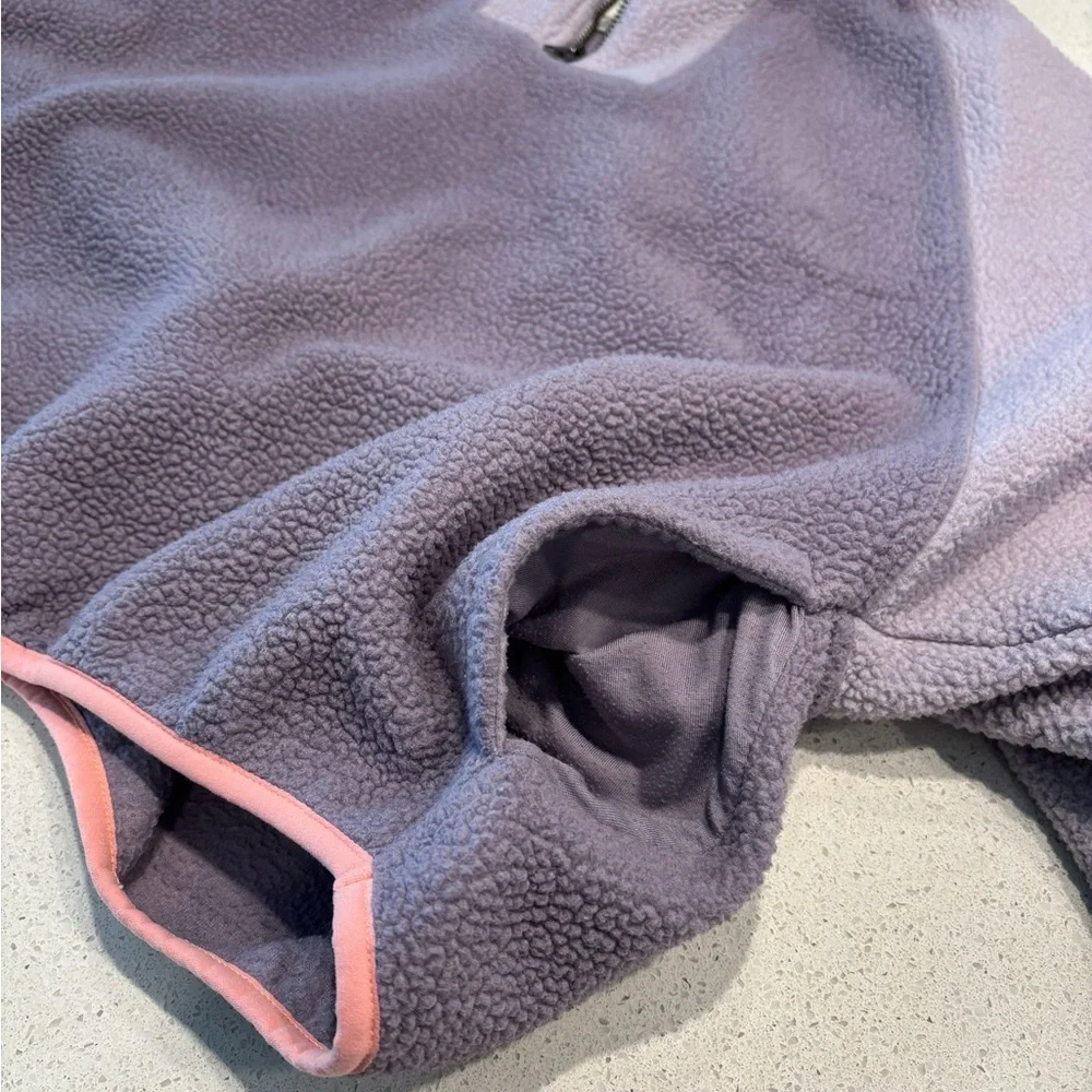 American Eagle Outfitters Light Purple Fleece Pullover, Size S - Picture 9 of 9
